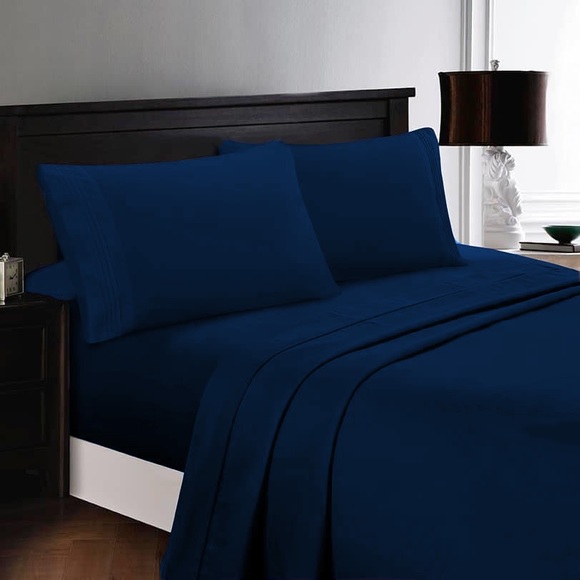 ✨FINAL STOCK✨Full 6pc Cyan Bedsheets - Picture 1 of 5